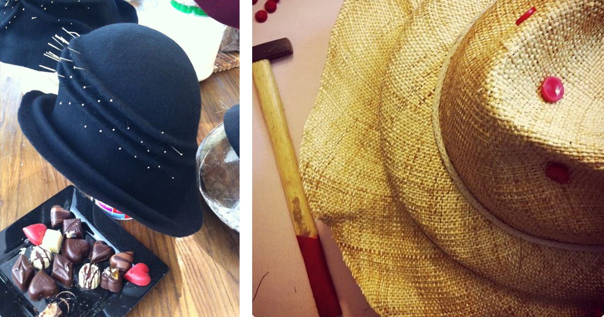 קורס כובעים, כובענות, סדנת כובעים, חומרים וציוד לכובעים