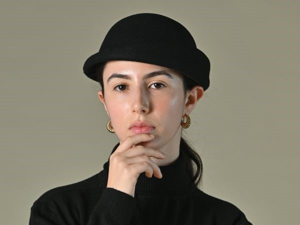 Black Cocktail Hat - display picture 2