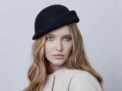 Black Cocktail Hat - Justine hats