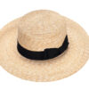 summer straw boater hat