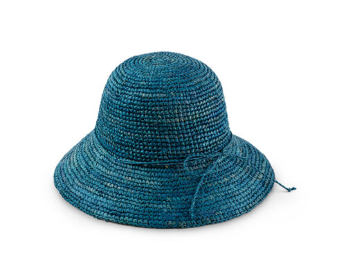 womens blue sun hat