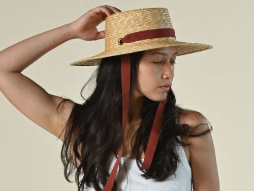 Chic Boater Hat